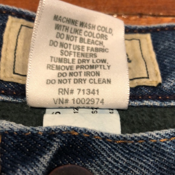 Fleece lined classic fit jeans from L.L. Bean - Picture 7 of 8